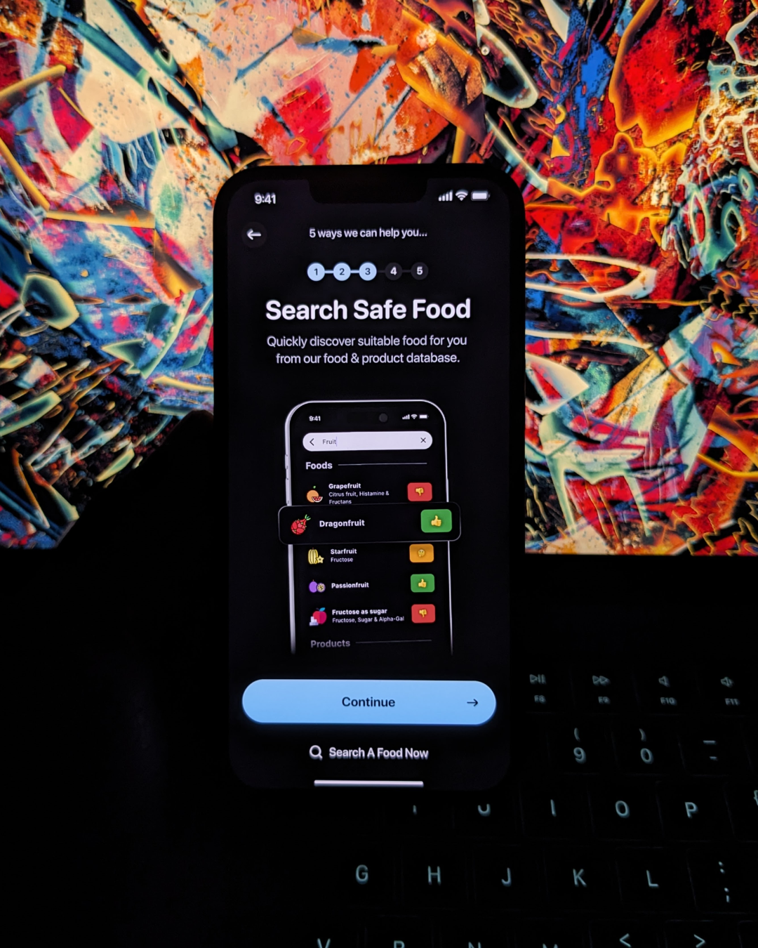 mobile app onboarding design for expense tracker app